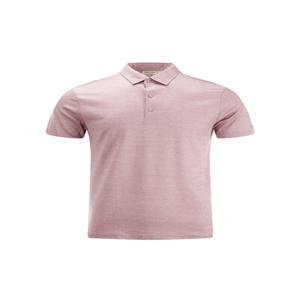 남성 도트 자카드 카라 티셔츠 핑크 (A0A122473)