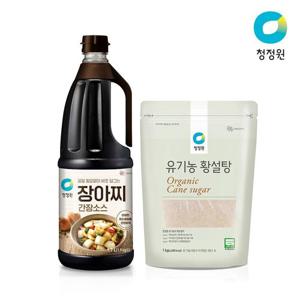 갤러리아_[청정원] 장아찌간장소스 1.7L + 유기농 황설탕1kg