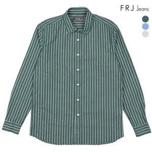 [FRJ]남성  오버핏 버튼 선염 세로 ST셔츠 (F91M-SH041A)