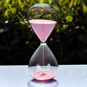 유리공예 모래시계(핑크)-30분용