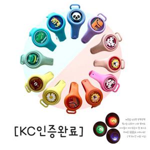 [KC인증완료] 썸머밴드/LED모기기피팔찌 5개(개별포장)