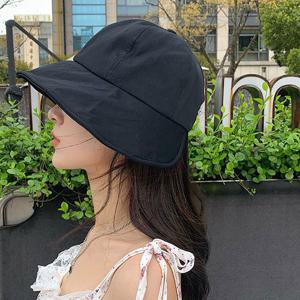 [루즈루나] 우네체 벨크로 버킷햇 와이어 햇빛가리개 여성 봄 여름 벙거지 모자
