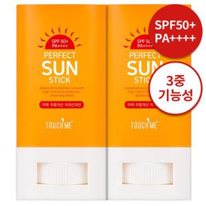 터치미 데일리 퍼펙트 자외선차단 선스틱 대용량 20g x2개 / (SPF50+ PA++++)