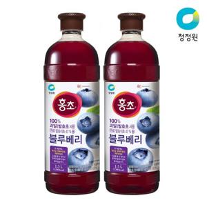 청정원 홍초 블루베리 1.5L 2개