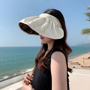 자외선차단 햇빛차단 썬캡 돌돌이 여성 여름 모자 WA690D2