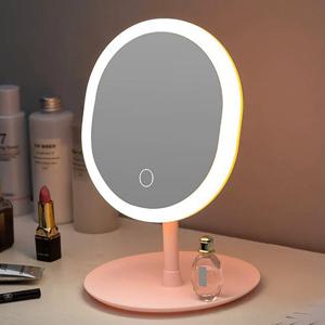 LED 스퀘어 조명거울 거울 탁상거울 화장대거울 2색