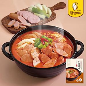 원할머니 쫄깃한 햄 듬뿍 부대찌개 500g x 5팩