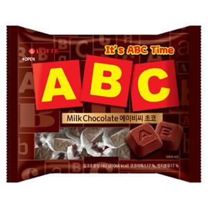 [롯데제과] ABC 초콜릿 187g X 8봉