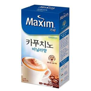 갤러리아_맥심 카페 카푸치노바닐라향 10T