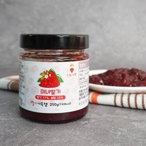 [더조은] 국내산 거창 딸기 수제 딸기잼 250g x 2병