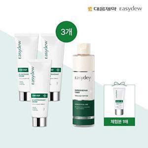 [이지듀]대웅제약 DW-EGF 트리플 안티옥시던트 크림 75ml 3개+베리어 리페어 토너 1개+무료체험분 1매