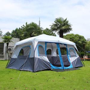 12인용 온가족캠핑 투룸 대형 텐트 2color