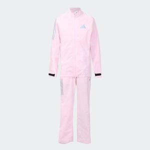 갤러리아_아디다스 골프 여성 우비 비옷 레인 수트 자켓 세트 핑크  IC141