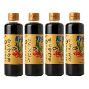 뉴골드 울릉도 홍성호 만능맛간장 490g 4통