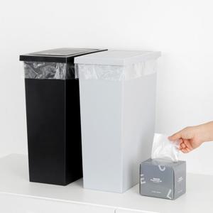 [홈앤하우스] 슬림 스윙 휴지통 20L + 전용 비닐봉투20L 50매