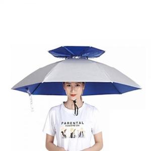 [마롱패션]Fb 모자 우산 2단 95cm 실버 마롱패션