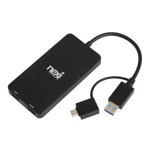 넥시 NX-U33130-2HD USB3.1 C & USB3.0  to 듀얼 HDMI 모니터확장 NX1316
