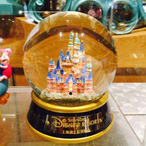 상하이 디즈니 오르골 크리스마스 스노우볼 워터볼 선물용 기념품