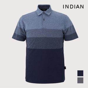 [인디안] [INDIAN] 린넨혼방 에리형 티셔츠_MIUASXM3361