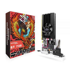 AISURIX GT 730 2GB 그래픽 카드, 64Bit 2048MB GDDR3 그래픽 카드, DVI VGA HDMI 로우 프로파일 그래픽 카