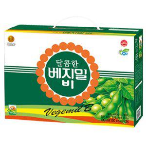 정식품 달콤한 베지밀B 두유 190ml x 24