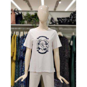 [갤러리아] 크로커다일레이디 아트웍 포인트 시보리넥 티셔츠 CLDMTS109
