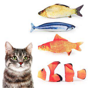 써티이얼즈 고양이 캣닢 쿠션 인형 물고기 생선인형 장난감