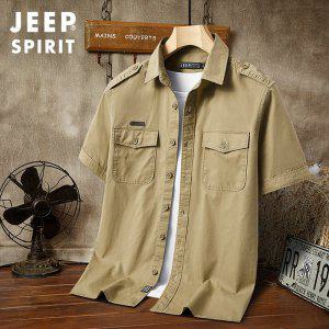 JEEP SPIRIT 지프 스피릿 남성 카고 반팔 티셔츠 남방 셔츠 8698