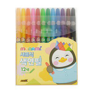모나미 펭수 샤프식 색연필 12색