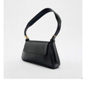 신상 블랙 와일드 숄더백 바게트 겨드랑이 가방 고급스러운 미디엄 디자인 여가방