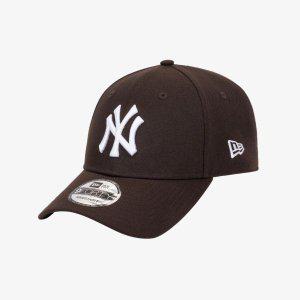 [국내정식매장] 뉴에라 모자 MLB 뉴욕 양키스 베이직 볼캡 브라운 스웨이드