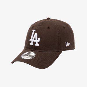 [국내정식매장] 뉴에라 모자 MLB LA 다저스 워시드 베이직 언스트럭쳐 볼캡 초콜렛