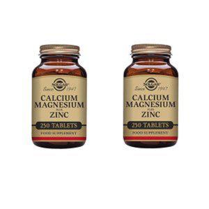솔가 칼슘 마그네슘 아연 250정 영양제 2병