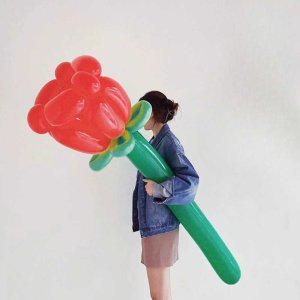대형꽃 꽃포토존 포토존꾸미기 자이언트 장미 풍선 재료