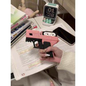 권총 에어팟 에어팟프로 케이스 총 모양 쓸모없는선물 웃긴선물 애플
