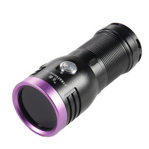 90W 고출력 UV 손전등 오염 감지 랜턴 램프 라이트 자외선 휴대용