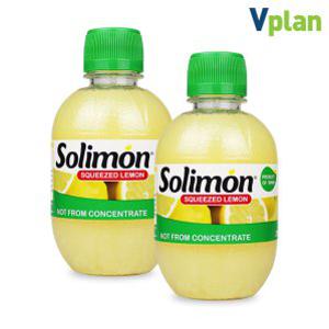 솔리몬 스퀴즈드 레몬즙 2병 총 560ml 레몬 원액 물 차