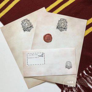 해리포터 편지지 양피지 실링왁스 편지봉투 카드 세트