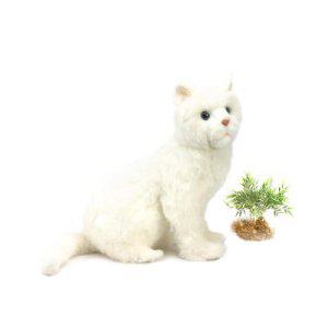 [텐바이텐] 한사토이 4160 고양이 동물인형(White)/37cm.H_(1767601)