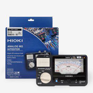 히오키 아날로그 절연저항계 IR4033-10 전류 전압 저항 측정용 전기테스터기 전압테스터기