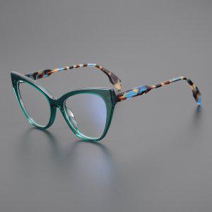 고양이 안경테 레트로 특이한 모양 패션 컬러테 안경 뿔테