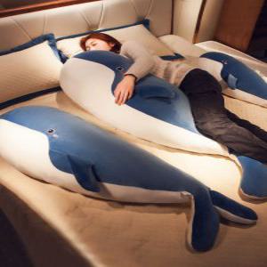 고래 롱쿠션 안고자는 인형 바디필로우 대형 수면 애착