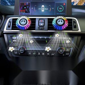 차량용 LED 소리반응 사운드 조명 충전식 RGBLED 자동차이퀄라이저