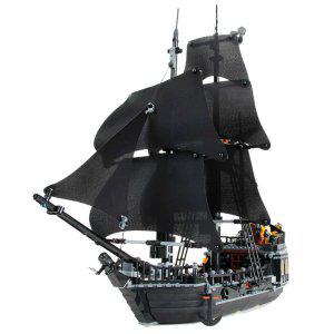 LED 캐리비안의 해적 블랙펄 배 레고 해적선 장난감