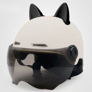 전기 스쿠터헬멧 고양이귀 오픈페이스 퀵보드 전기자전거