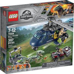 레고 쥬라기월드 블루의 헬리콥터 추격전 LEGO 75928