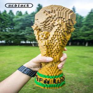 월드컵 우승컵 트로피 레고 나노 블럭 호환