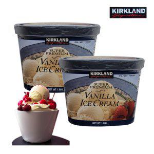 코스트코 커클랜드 바닐라 아이스크림 1.89 L X 2통 업소용 아이스크림 드라이아이스 포장