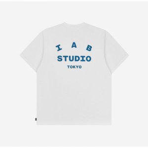 IAB STUDIO 아이앱 스튜디오 남여 일본 한정 유니 티셔츠 트레이닝 캐주얼 오버사이즈 반팔