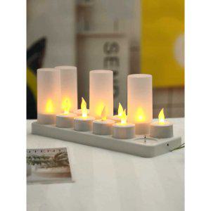 LED촛불 티라이트캔들 양초 무드등 충전식 장식 소품